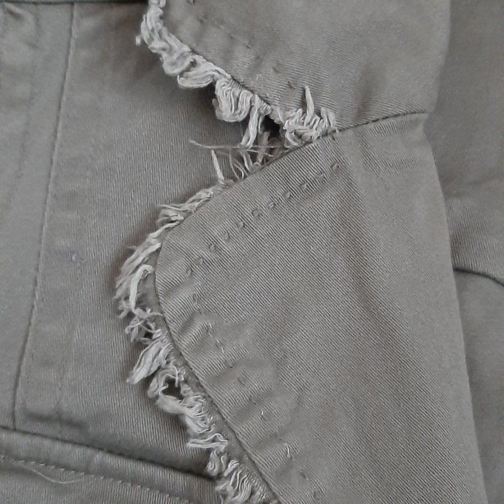 Live a Little Women`s Boho Raw Edge Jacket (M) - Picture 8 of 15